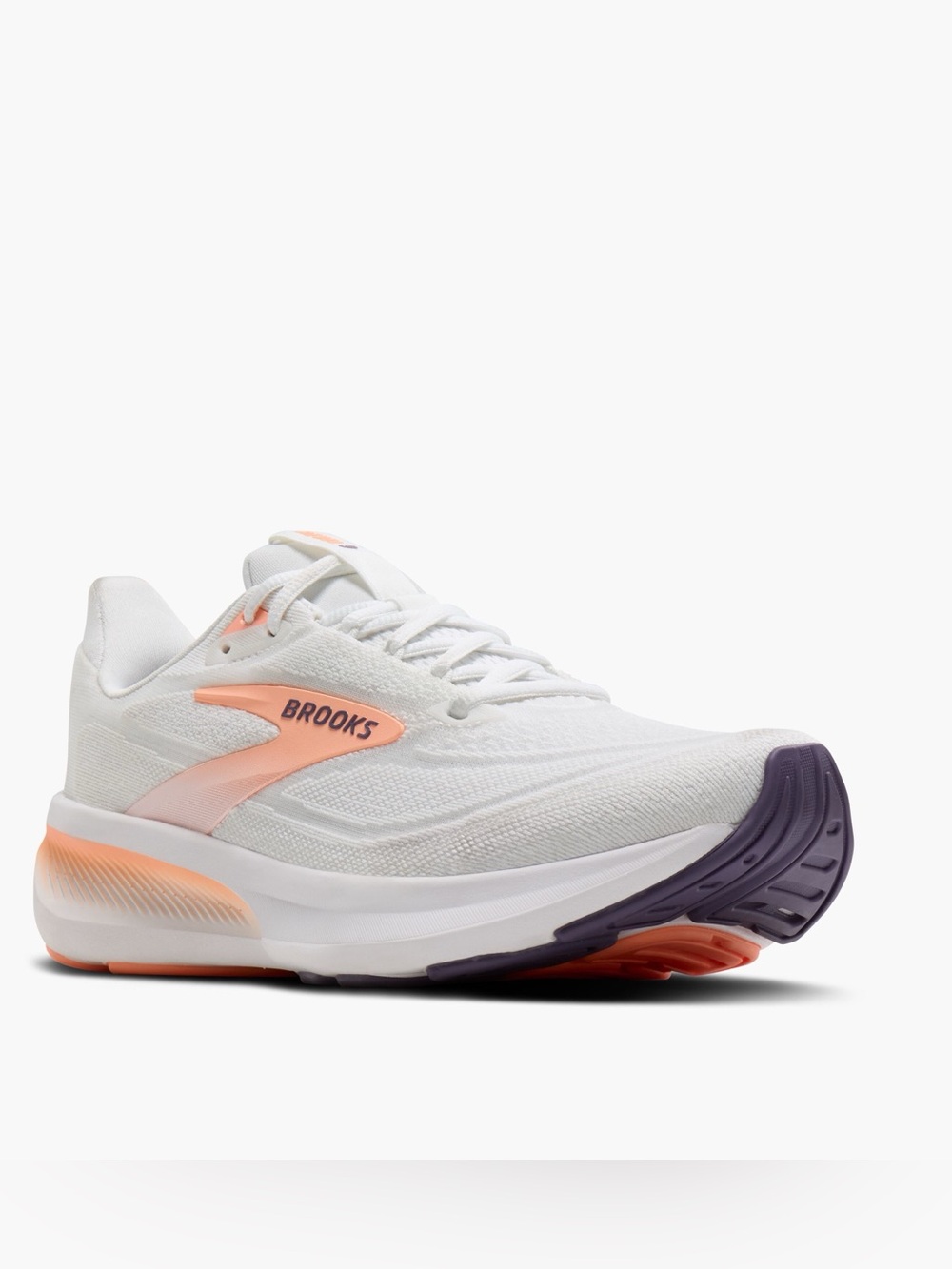 NEW Brooks Revel 9 White Cyber Peach Purple Women’s Running Walking Shoe Size 8